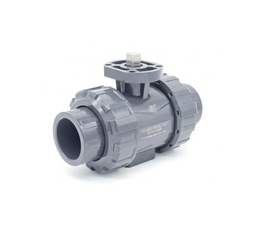 Кран шаровый д.20 под клей, под привод, без ручки Keheng